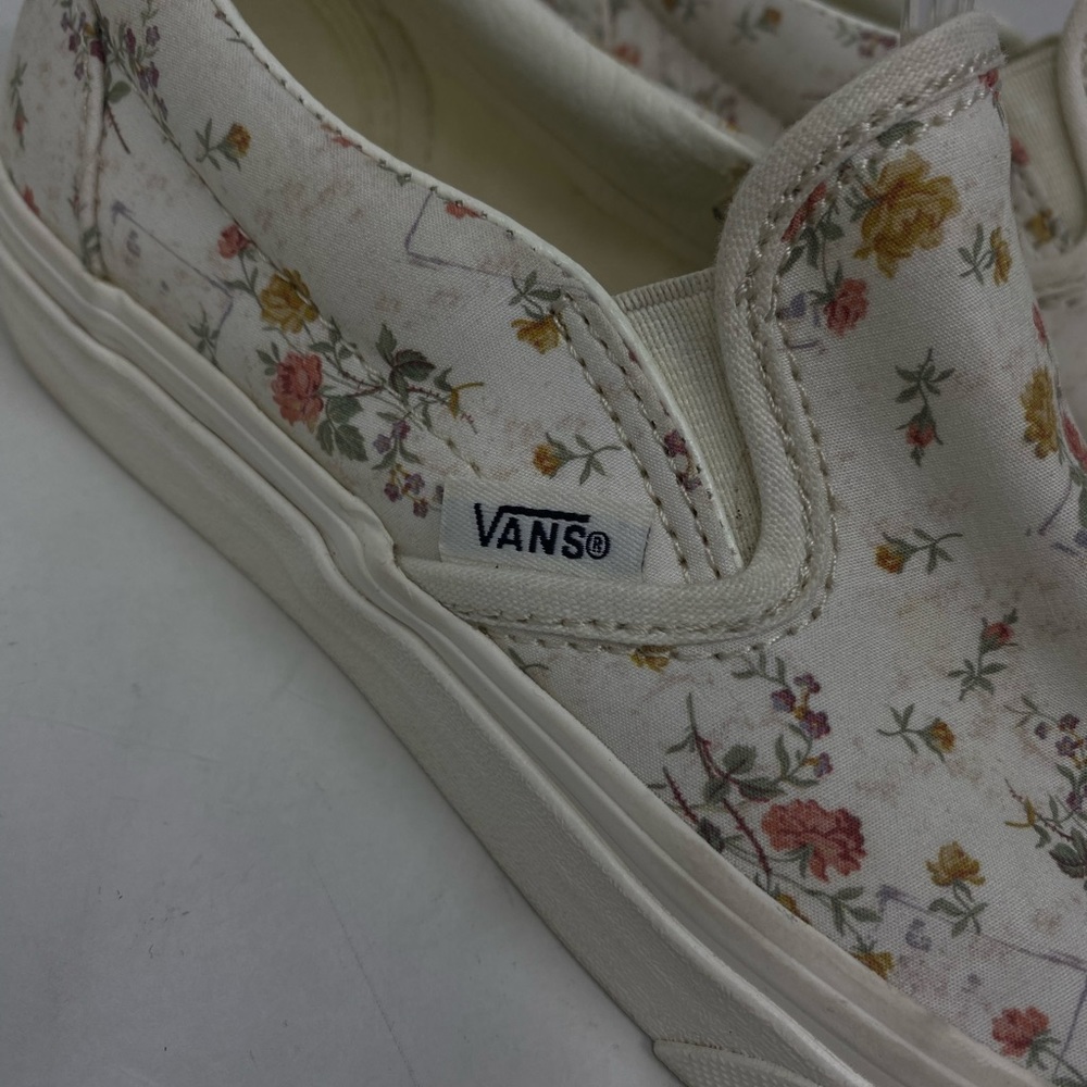 Vans Classic Slip on vintage floral marshmallow women’s - Picture 4 of 14